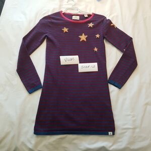 Scotch R'Belle girls size 12 knit dress with gold stars
